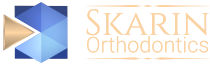 Skarin Orthodontics logo, light version
